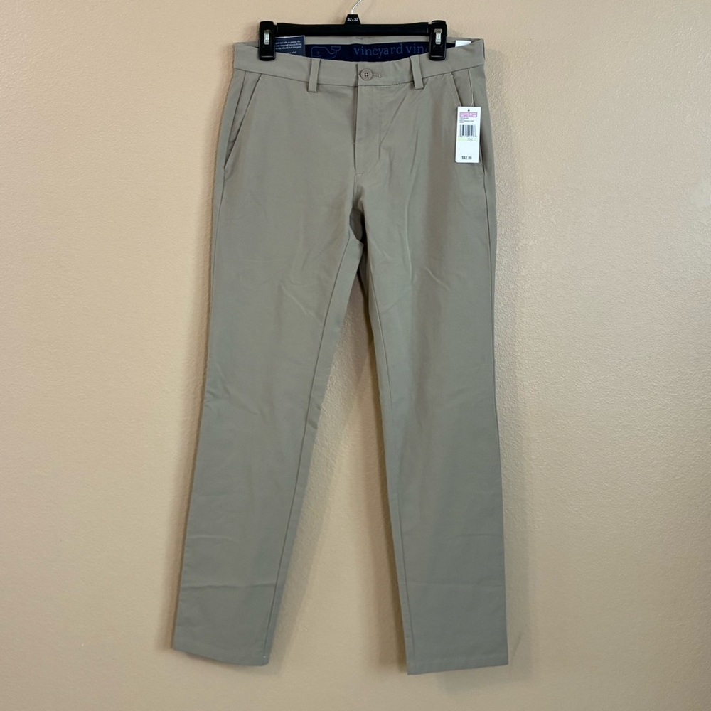 Vineyard Vines New Size 30x32 Light Tan Chino Breaker Performance Pants